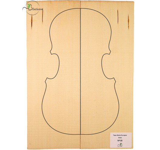 Tapa Abeto Europeo Viola MB Exclusive Nº18 | Maderas Barber