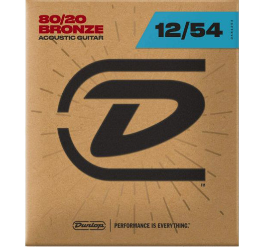 Buy Dunlop 80/20 Bronze Light 12-54 acoustic guitar String Set
