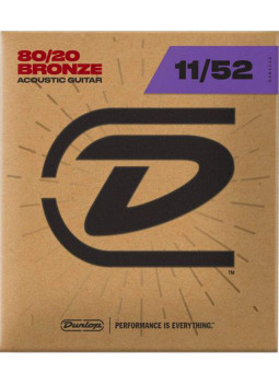 Buy Dunlop 80/20 Bronze Medium Light 11-52 acoustic guitar String Set