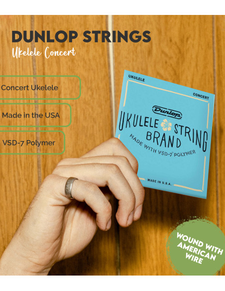 Comprar Juego Cuerdas Dunlop Ukelele Concert
