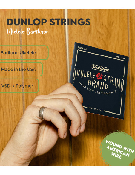 Comprar Juego Cuerdas Dunlop Ukelele Barítono