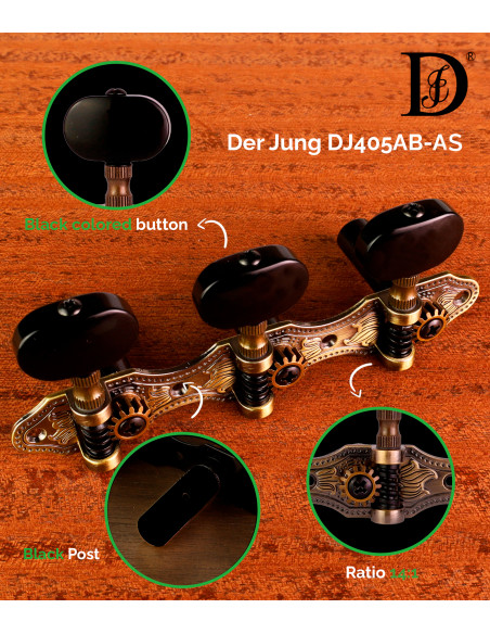 Clavijero Der Jung DJ405AB-AS | Maderas Barber