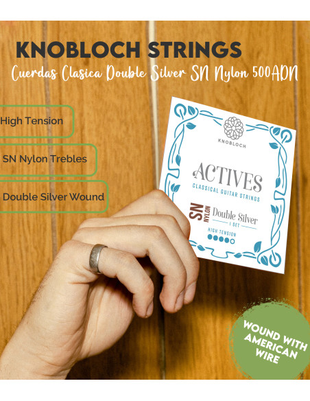 Buy Knobloch Double Silver SN Nylon 500ADN Strings Set Classical