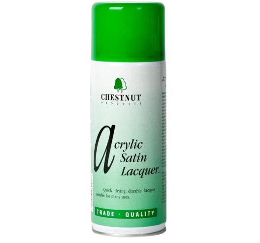 Laque acrylique Satinée en spray Chestnut (400ml)