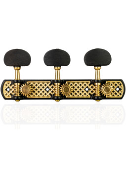 Aparicio Classical Guitar Machine Head Toledo Model Black-Bronze/Ebony | Maderas Barber