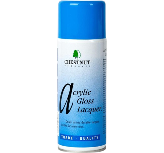 Chestnut Acrylic Gloss Lacquer Aerosol (400ml) | Maderas Barber