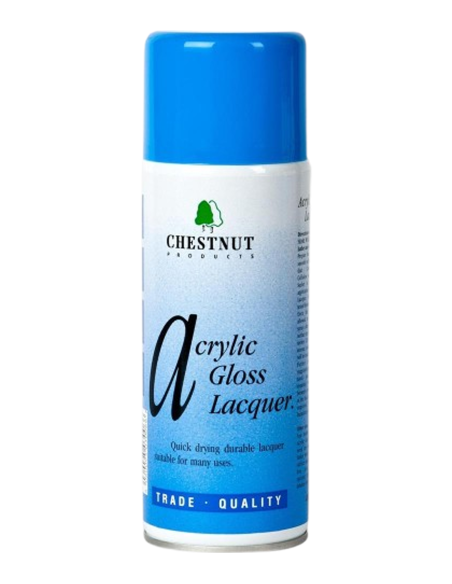 Chestnut Acrylic Gloss Lacquer Aerosol (400ml) | Maderas Barber