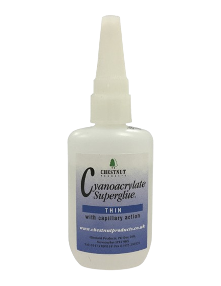 Cyanoacrylate viscosité faible Chestnut (50 g)