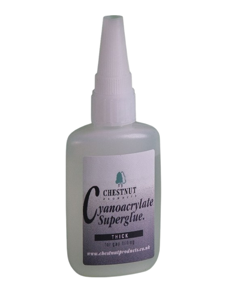 Chestnut Cyanoacrylate Adhesive Thick (50g) | Maderas Barber