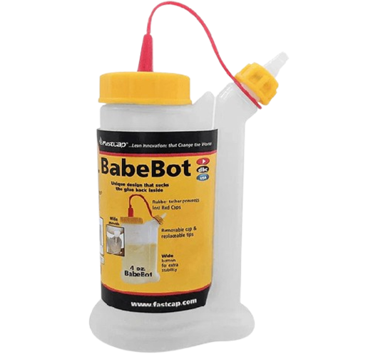 Glue Bottle Babebot 4 oz FastCap | Maderas Barber