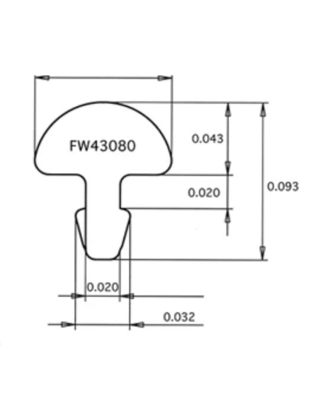 Jescar FW43080 Fret Roll 2,03 mm 450g | Maderas Barber