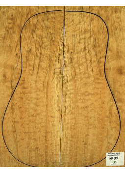 Quilted Maple Acoustic Guitar Set Nº 39