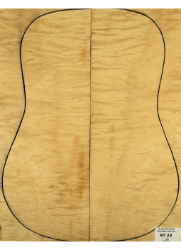 Juego Arce Quilted Guitarra Acústica Nº 24 | Piezas Únicas