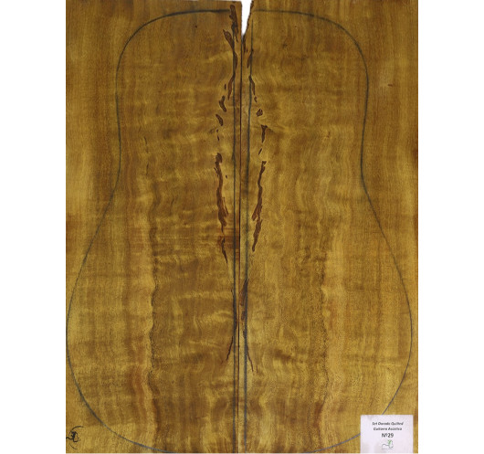 Quilted Dorado Set Nº29 Acoustic Guitar MB Exclusive | Unique Pieces