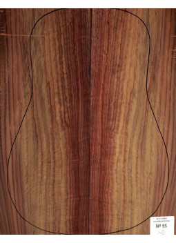 Exotic Indian Rosewood Set No. 95 for Acoustic