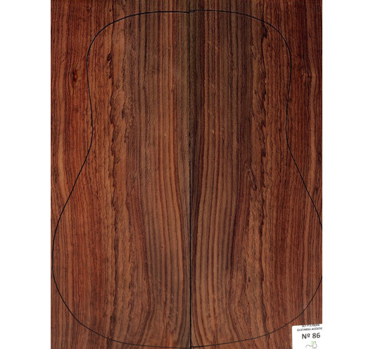 Exotic Indian Rosewood Set No. 86 for Acoustic