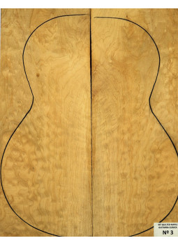 Quilted Maple Classic Guitar Set Nº 3