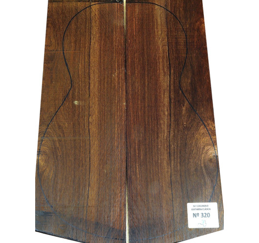 Juego Cocobolo Guitarra Clásica Nº 320 | Piezas Únicas