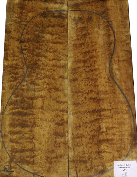 Quilted Dorado Set No. 3 for Classical Guitar MB Exclusive | Unique