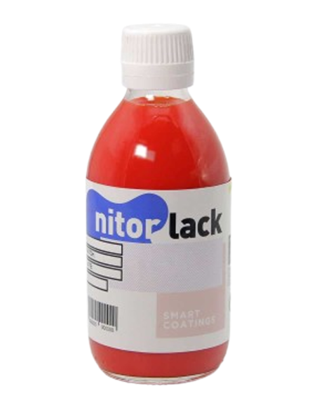 Nitorlack NitorAqua Stain Scarlet Red | Maderas Barber