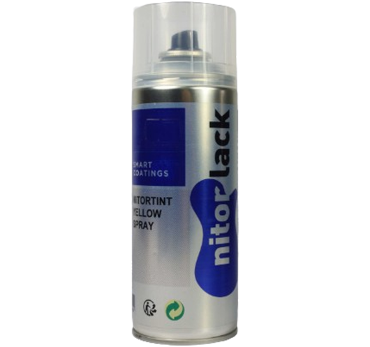 NitorTint Yellow Spray Dye NITORLACK | Maderas Barber