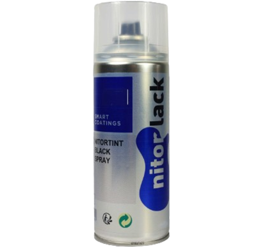 NitorTint Black Spray Dye NITORLACK | Maderas Barber