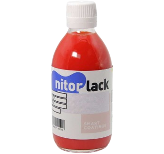 Colorant à base d'eau Nitorlack modèle Nitoraqua couleur rouge cerise