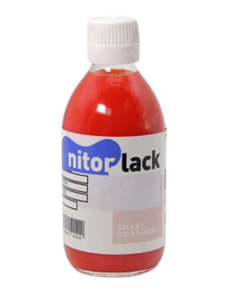 Colorant à base d'eau Nitorlack modèle Nitoraqua couleur rouge cerise