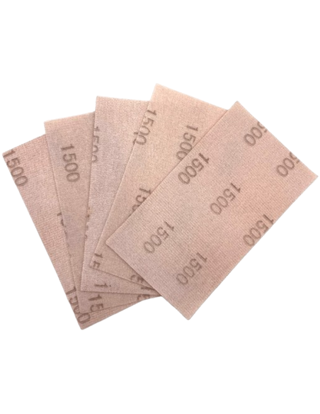 Flex Sandpaper 1500 Grit, Set of 5 | Maderas Barber