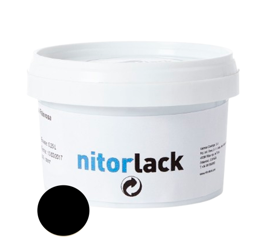 NITORLACK® Black Water Grain Filler (250ml) | Maderas Barber
