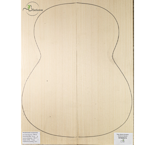 Table Épicéa Européen Nº 000074 Guitare Classique MB Exclusive