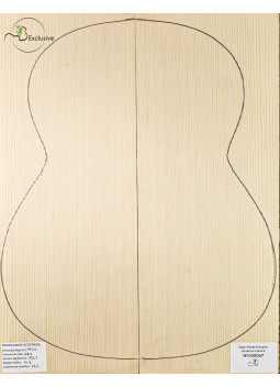 Table Épicéa Européen Nº 000067 Guitare Classique MB Exclusive