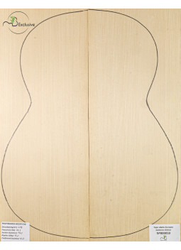 European Spruce Classical Guitar Top MB Exclusive Nº 000059