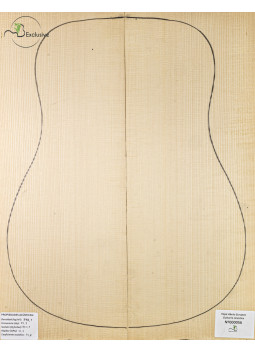 European Spruce Acoustic Guitar Top MB Exclusive Nº 000056