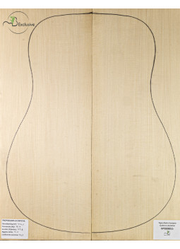 Table Épicéa Européen Nº 000055 Guitare Acoustique MB Exclusive
