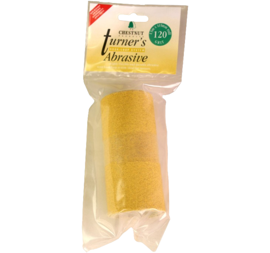 Papier de verre Velcro grain 120 - Tournage sur bois, rouleau de 1,5 m