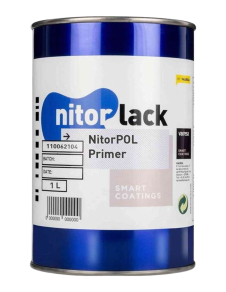 NITORPOL Primer (1l) + 144 PU Hardener NITORLACK® (2x0,25l) | Maderas Barber
