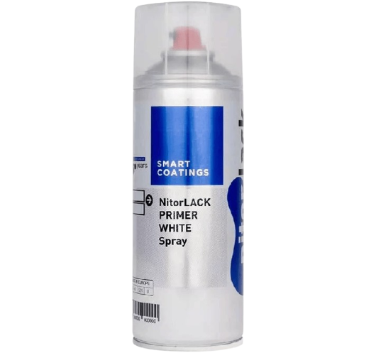 NITORLACK® White Primer Spray (400ml) | Maderas Barber
