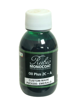 Emerald Color Natural Oil Finished
