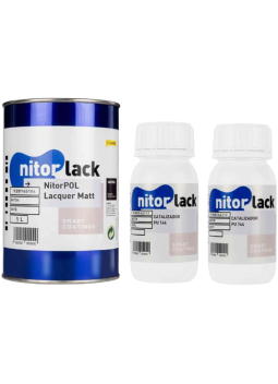Matte Lacquer NITORPOL (1l) + 144 PU Hardener NITORLACK® (2x0,25l) |