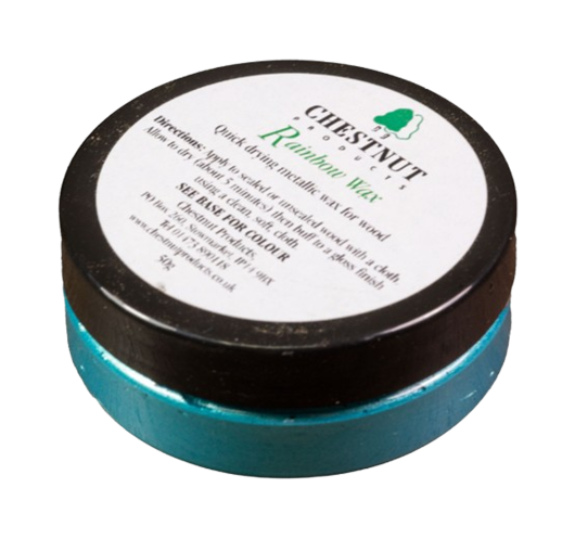 Rainbow Wax 50g Aqua Blue Chestnut | Maderas Barber