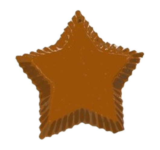 Chesnut Carnauba Wax Star