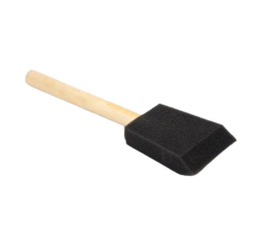4 Foam Brushes Chestnut 50mm