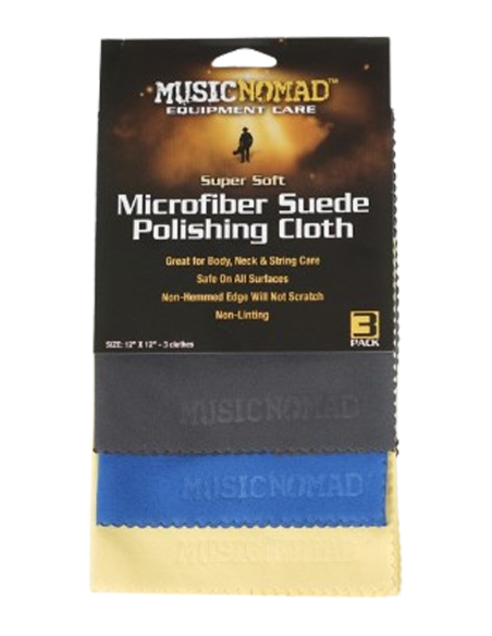 3-Pack of microfiber cloths removes dirt and avoids scratches