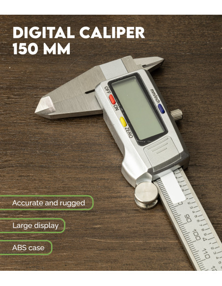 Pied ou calibre à Coulisse Digital 150 mm | Maderas Barber