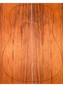 A Madagascar Rosewood Acoustic Guitar Backs