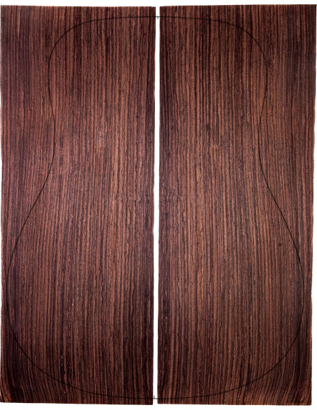 Fonds Palissandre Indien avec Minérale Guitare Acoustique