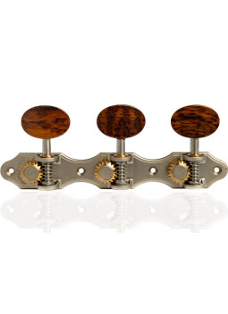 Schaller GrandTune Classic Hauser Satin Pearl Machine Head with White Button and White Post