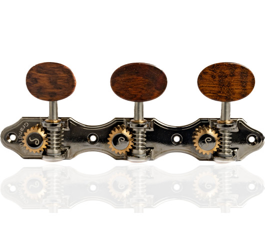 Clavijero Schaller GrandTune Classic Hauser Rutenio con Palometa Snakewood y Poste Blanco