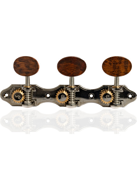 Clavijero Schaller GrandTune Classic Hauser Rutenio con Palometa Snakewood y Poste Blanco